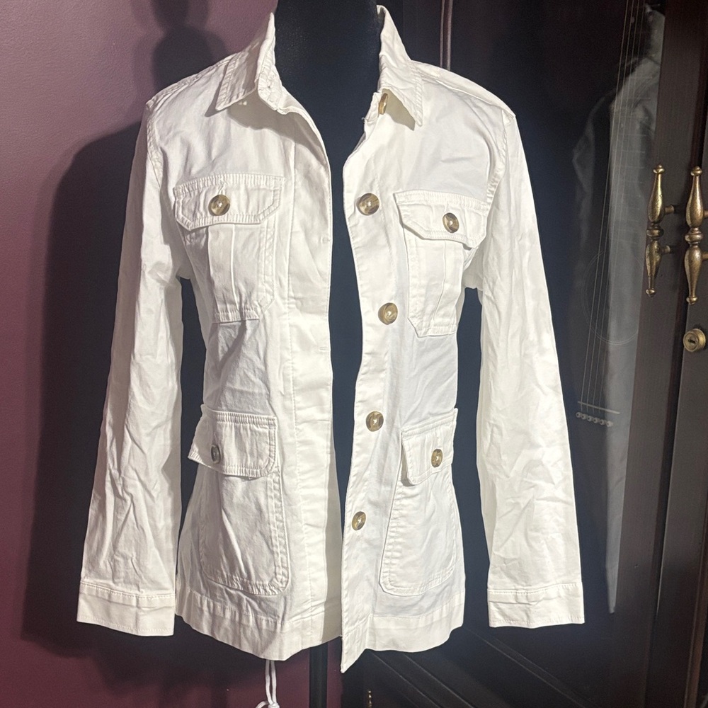XS Tommy Hilfiger White Utility Jacket